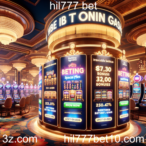 Descubra as Ofertas Especiais da hil777 bet